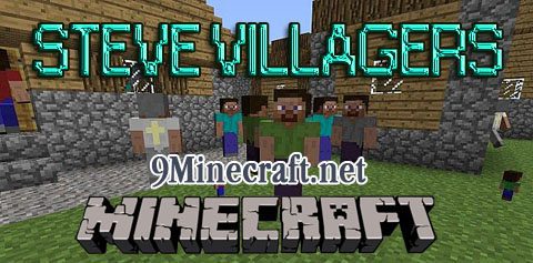 Steve Villagers Mod Thumbnail