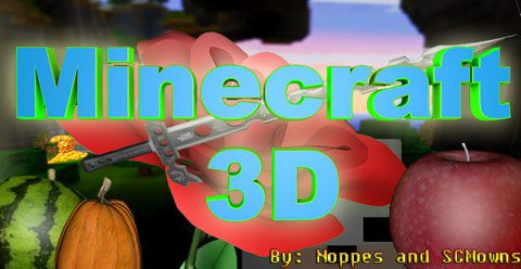 Minecraft 3D Mod Thumbnail