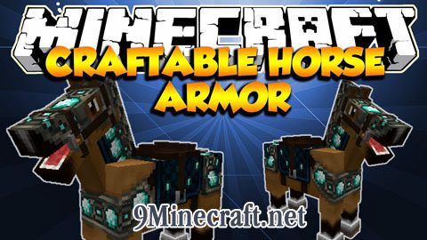 Craftable Horse Armor Mod 1.7.10 Thumbnail