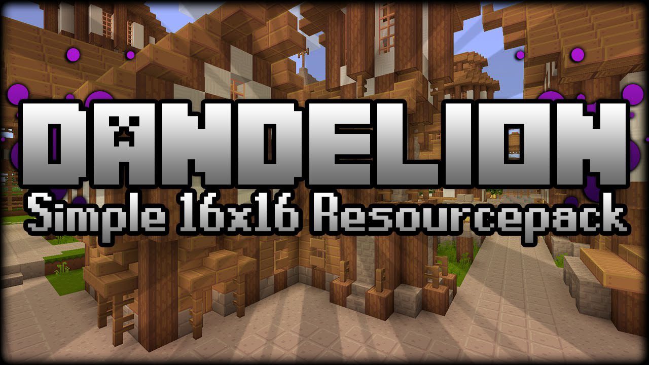 Dandelion Resource Pack (1.13.2, 1.12.2) - Texture Pack 1