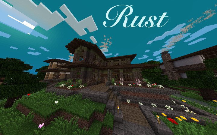 Rust Resource Pack 1.13.2, 1.12.2 1