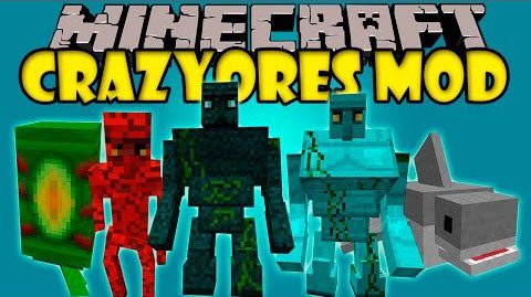 Crazy Ores Mod 1.7.10, 1.6.4 Thumbnail