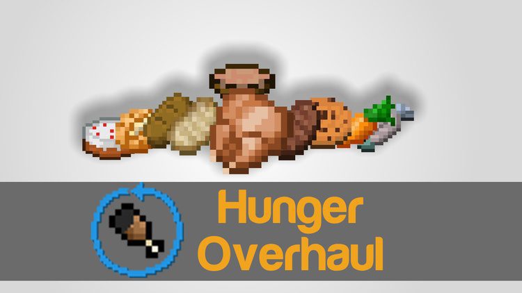 Hunger Overhaul Mod 1.12.2, 1.11.2 (Nutritional Value) 1