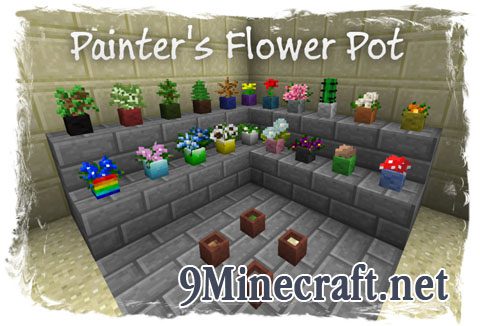 Painter's Flower Pot Mod 1