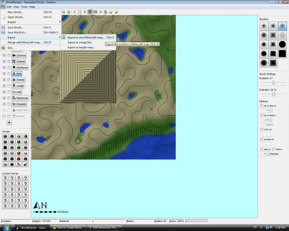WorldPainter Tool - Interactive Minecraft Map Generator 26