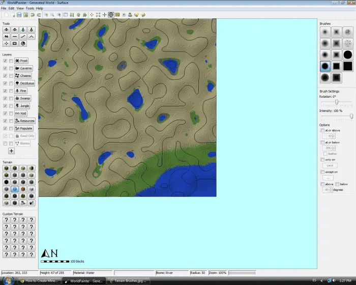 WorldPainter Tool - Interactive Minecraft Map Generator 18