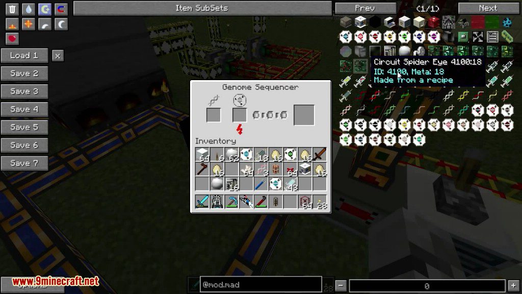 Mad Science Mod 1.6.4 (DNA, Testificate Power, Spawn Eggs in Survival) 7