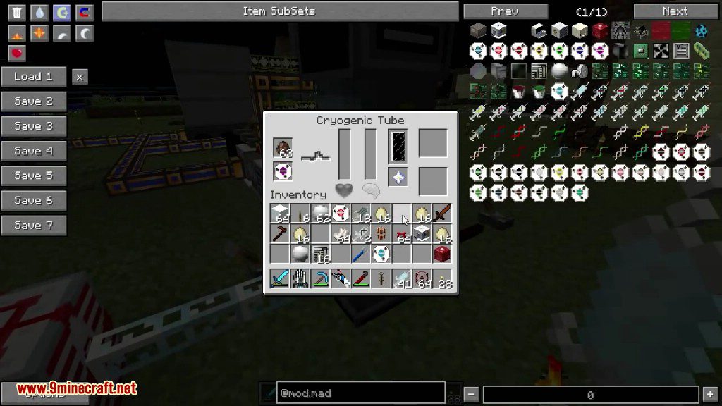 Mad Science Mod 1.6.4 (DNA, Testificate Power, Spawn Eggs in Survival) 9