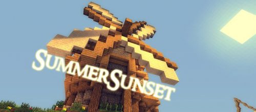 Summer Sunset Shaders Mod 1.7.10 Thumbnail