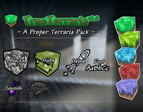 True Terraria Resource Pack – Texture Pack Thumbnail