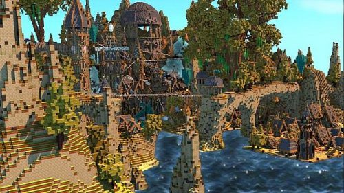 Imreldris – Fantasy Port Town Map Thumbnail