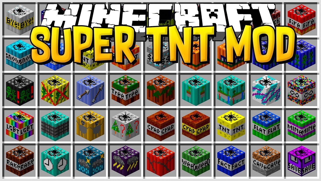 Super TNT Mod 1.12.2 (Best TNT Mod for Minecraft) 1