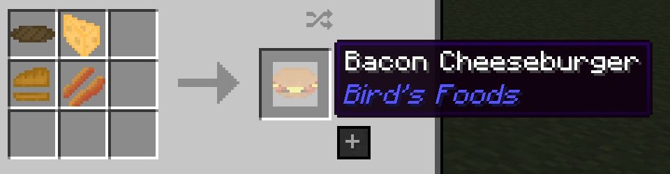 Bird's Foods Mod 1.12.2, 1.11.2 (Cooking with Vanilla) 9