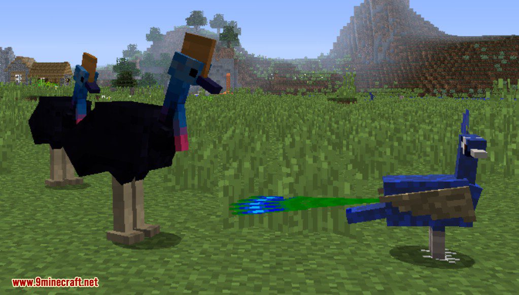 Exotic Birds Mod (1.20.1, 1.19.3) - Birds Take Over Minecraft 2