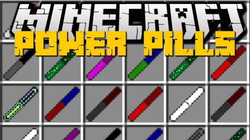 Power Pills Mod 1.8 (Pills That Give You Powers) Thumbnail