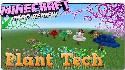 PlantTech Mod 1.10.2, 1.9.4 (Plants and Machines) Thumbnail