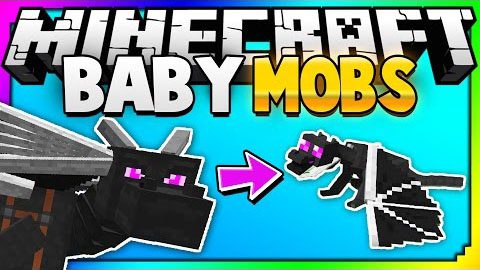 Baby Mobs Mod 1.12.2, 1.11.2 (Have Baby Mobs as Pets) Thumbnail