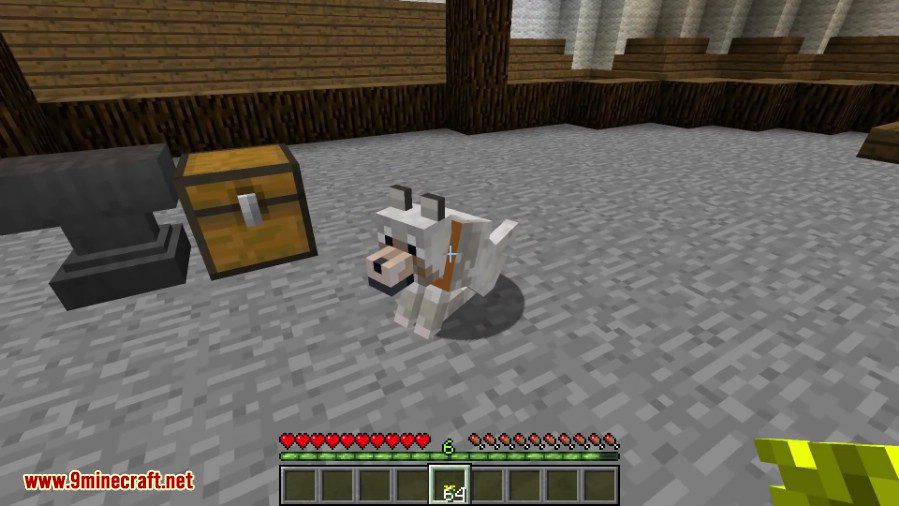 Bee Barker Mod 1.16.4, 1.15.2 (A Wolf Flame-Thrower) 2