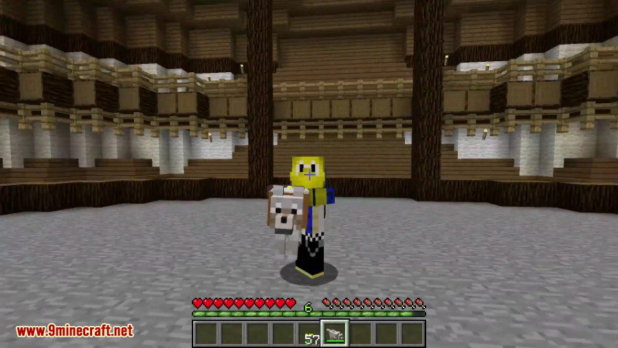 Bee Barker Mod 1.16.4, 1.15.2 (A Wolf Flame-Thrower) 3