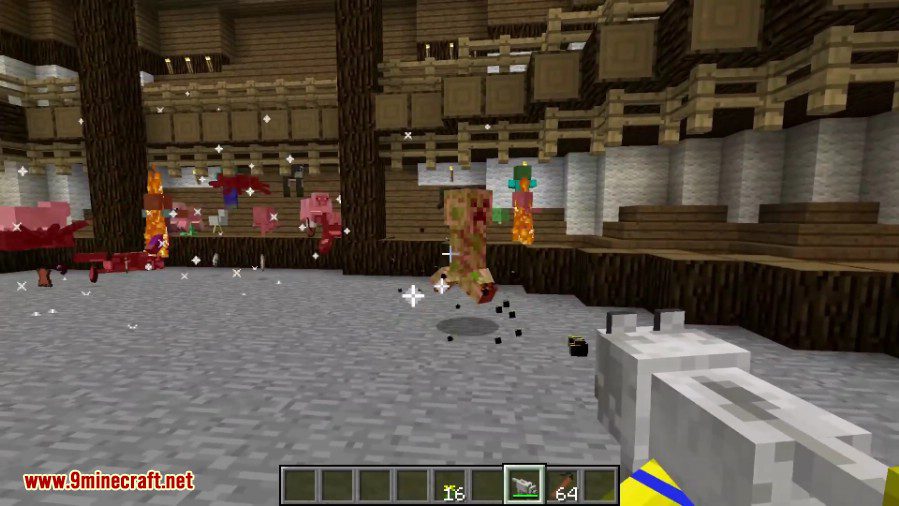 Bee Barker Mod 1.16.4, 1.15.2 (A Wolf Flame-Thrower) 6