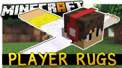 Player Rugs Mod 1.10.2, 1.7.10 (Decorate Your House with Friends Heads) Thumbnail