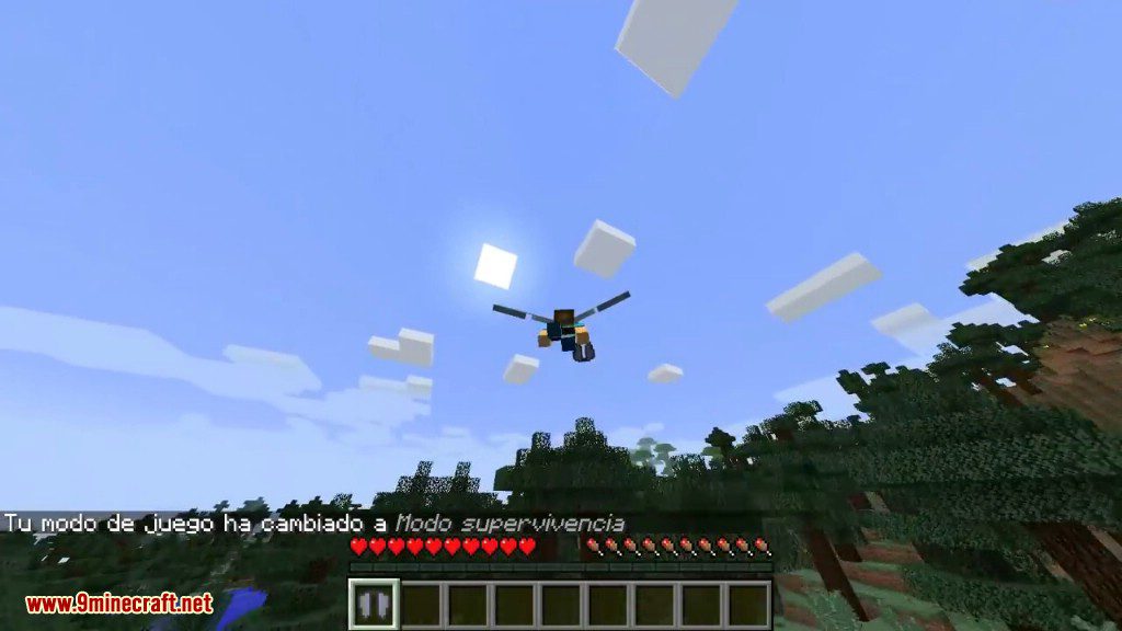 Craftable Elytra Mod 1.12.2, 1.11.2 (Fly in The Sky) 2