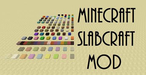 Slabcraft Mod 1.11, 1.10.2 for Minecraft Thumbnail