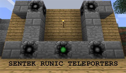 Sentek Runic Teleporters Mod 1.16.5, 1.15.2 Thumbnail