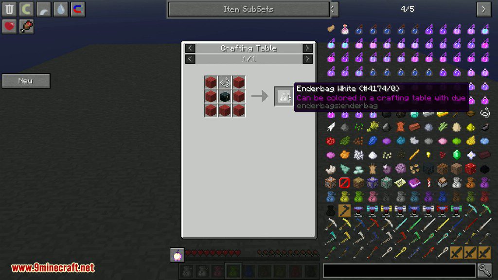 EnderBags Mod (1.18.2, 1.17.1) - Different Colored Bags, Insane Storage 8