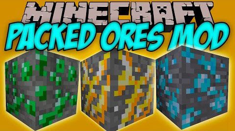 Packed Ores Mod 1.10.2, 1.9.4 (Filled Ores) Thumbnail