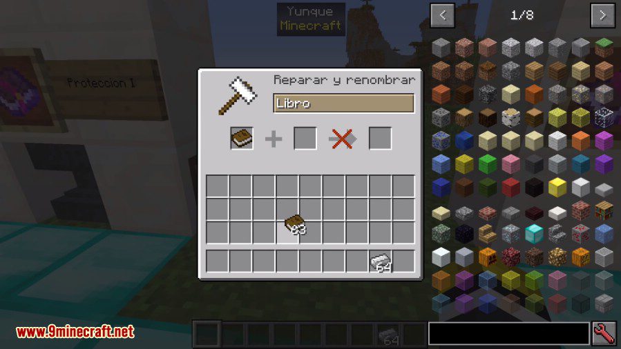 Anvil Enchantments Mod 1.12.2, 1.11.2 (Craft Enchanted Books in Anvil) 3