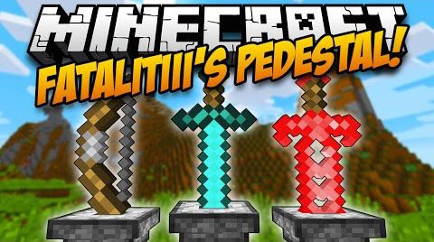 Pedestal Mod 1.9.4, 1.8.9 for Minecraft Thumbnail