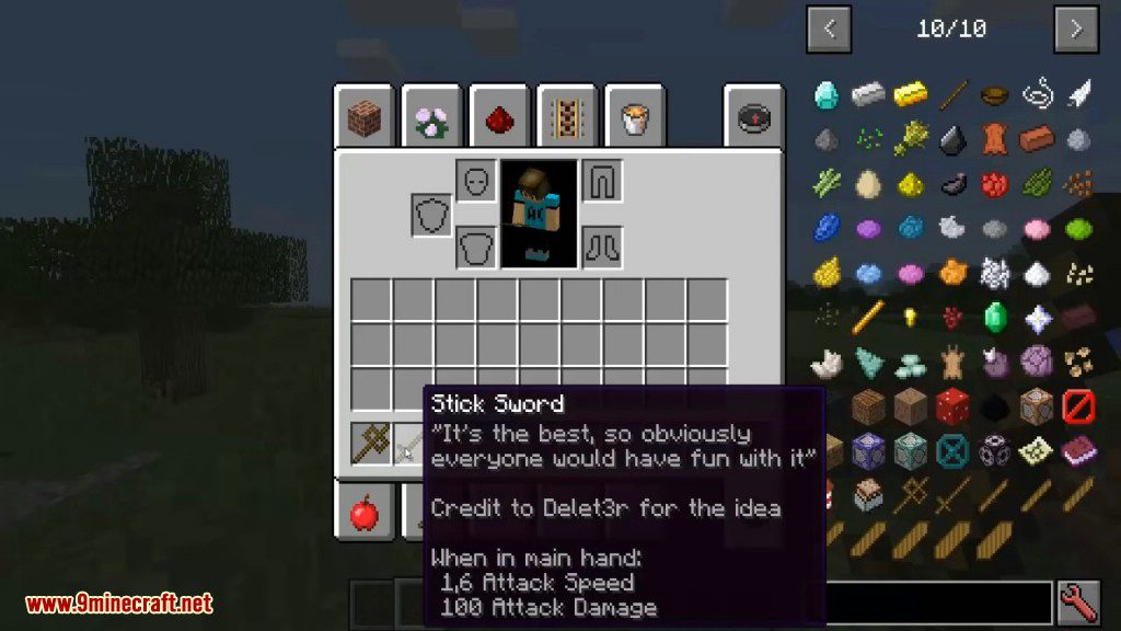 Super Stick Sword Mod 1.18.1, 1.15.2 (Powerful Stick Axe) 4