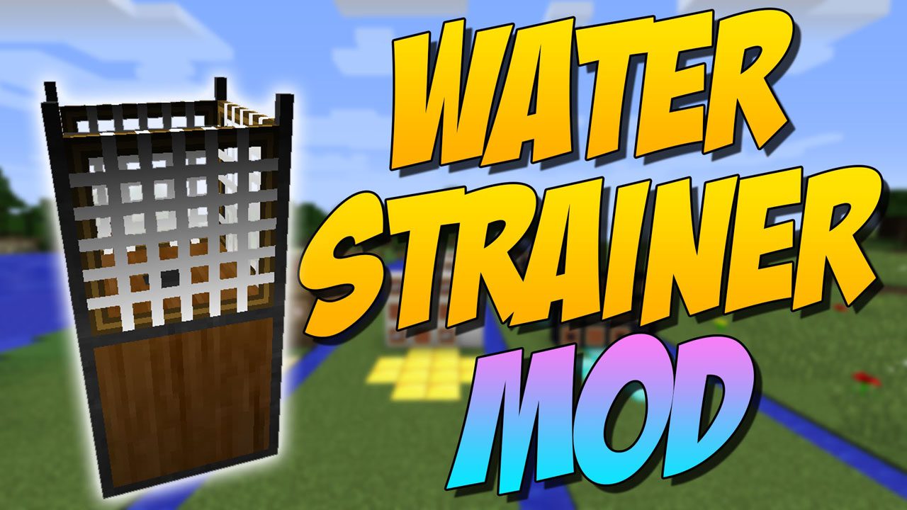 Water Strainer Mod (1.19.4, 1.18.2) - Filter Water for Resources 1