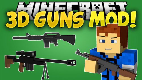 3D Gun Mod 1.7.10 (Call of Duty WW2) Thumbnail