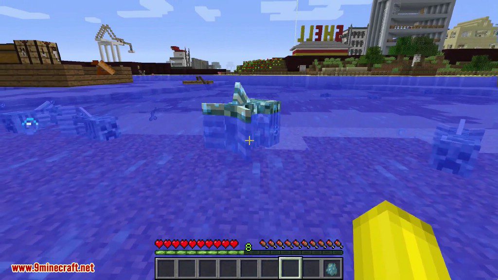 Aqua Creepers Mod 1.12.2, 1.10.2 (Fish Creepers Mutant) 7