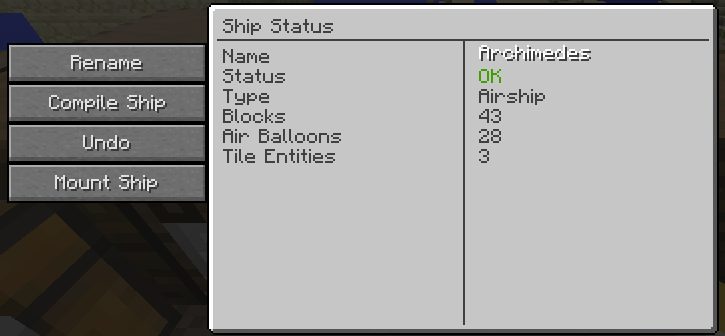 Archimedes' Ships Mod 1.7.10 (Create Your Own Ship) 12