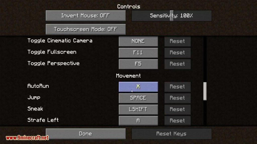 Auto Run Mod 1.12.2, 1.11.2 (Hotkey for Autorun) 2