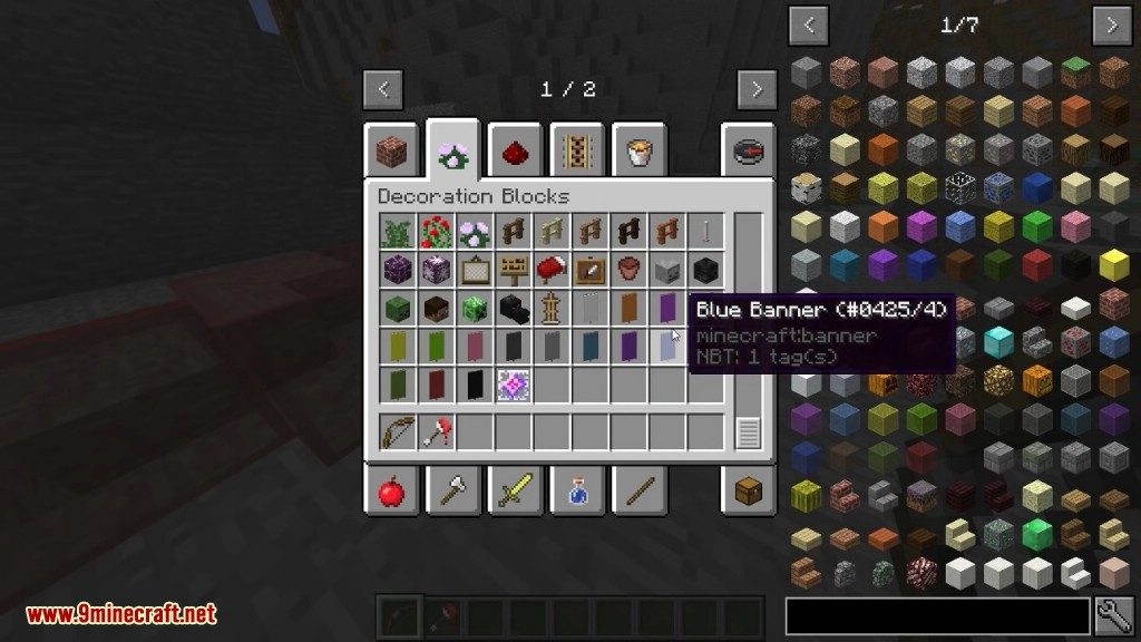 Bullseye Mod 1.12.2, 1.11.2 (New Arrow Types) 6