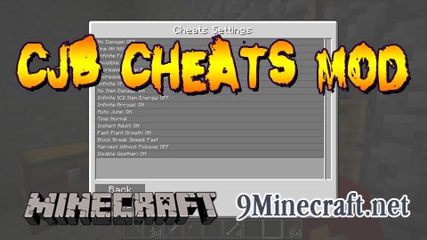 CJB Cheats Mod 1.7.10 1