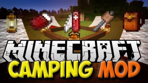 Camping Mod (1.12.2, 1.7.10) – Tents, Campfires, Sleeping Bags, Lanterns Thumbnail