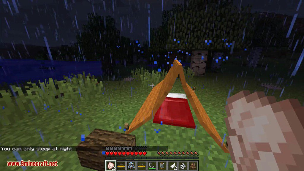 Camping Mod (1.12.2, 1.7.10) - Tents, Campfires, Sleeping Bags, Lanterns 20