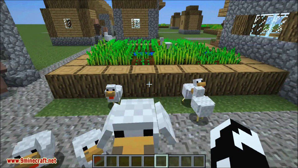 ChickenShed Mod (1.20.1, 1.19.4) - Chickens Shedding Feathers 2