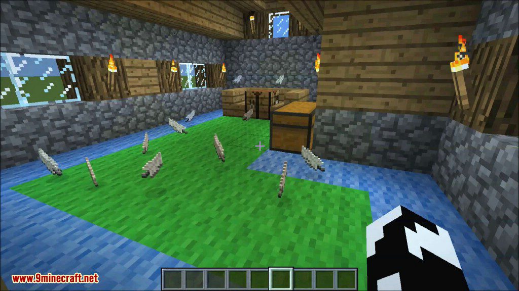 ChickenShed Mod (1.20.1, 1.19.4) - Chickens Shedding Feathers 3