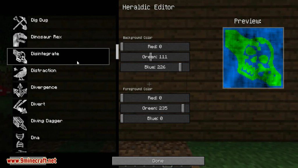 CraftHeraldry Mod 1.7.10 (Heraldic Banners, Coat of Arms) 5