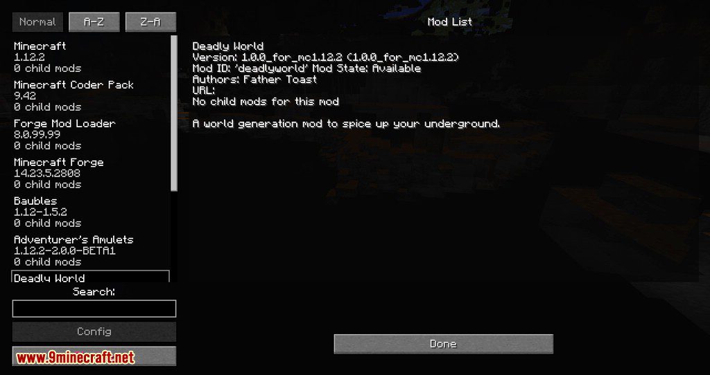 Deadly World Mod 1.12.2, 1.7.10 (Hardest Survival Level) 6