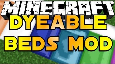 Dyeable Beds Mod 1.7.10 1