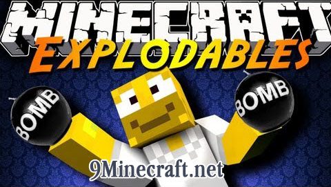 Explodables Mod 1.7.10 1