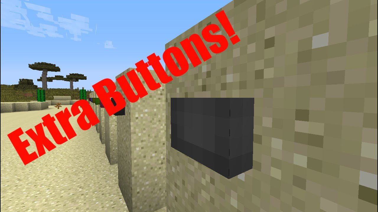 Extra Buttons Mod (1.19.4, 1.19.2) - Additional Button and Switch-Like Blocks 1