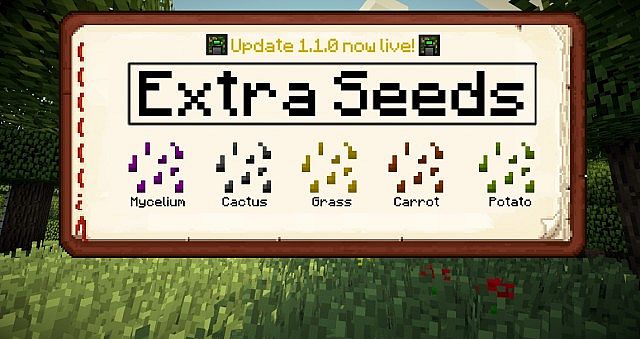 Extra Seeds Mod 1.7.10 1